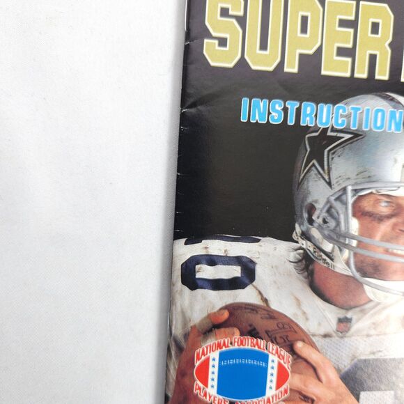 Tecmo Super Bowl SNES Super Nintendo Instruction Manual Booklet + QR Card ONLY - Picture 2 of 8